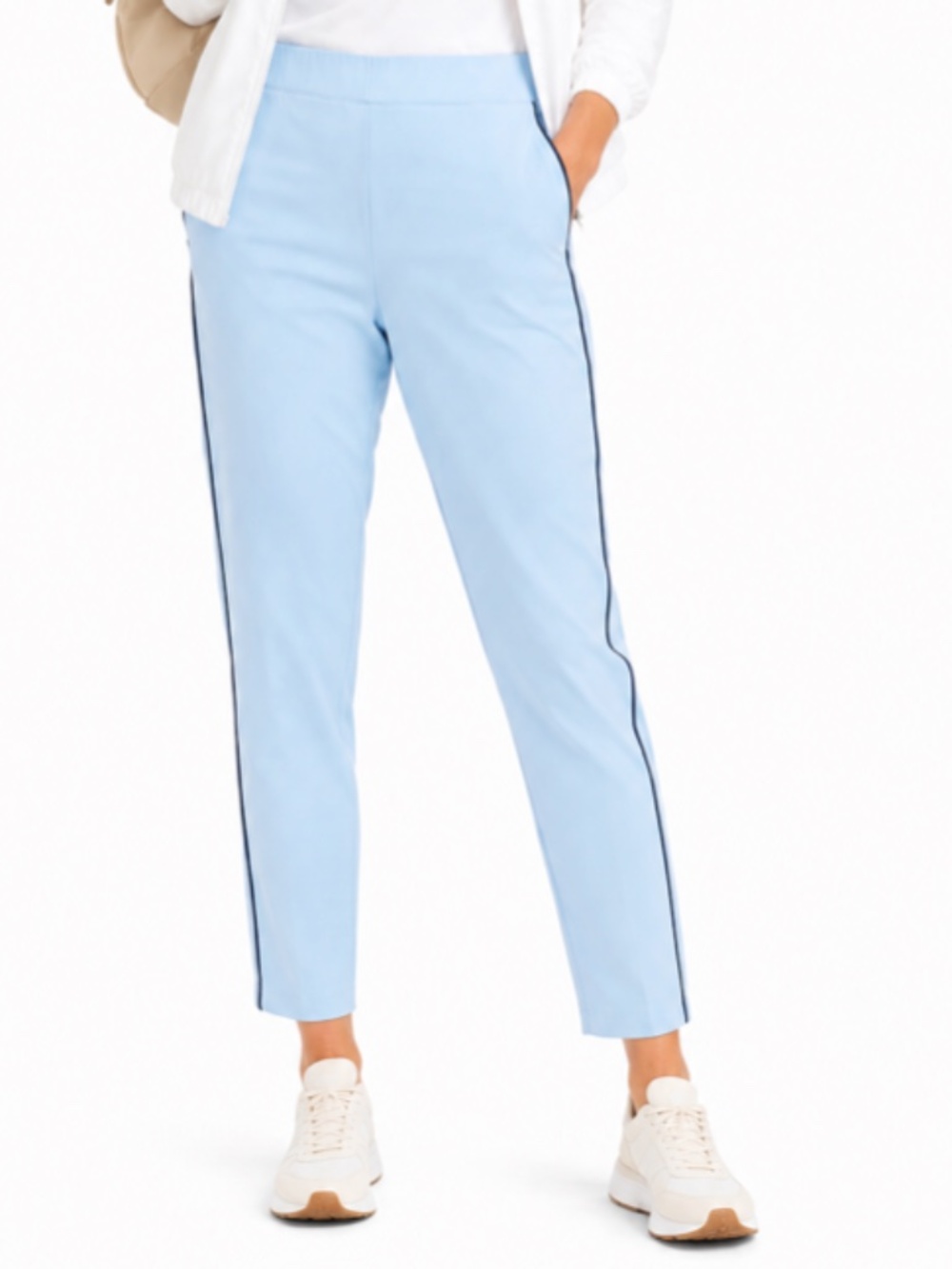 CHICO'S Zenergy Neema UPF Ankle Pants Crystal Springs 1.5/10 M NWT